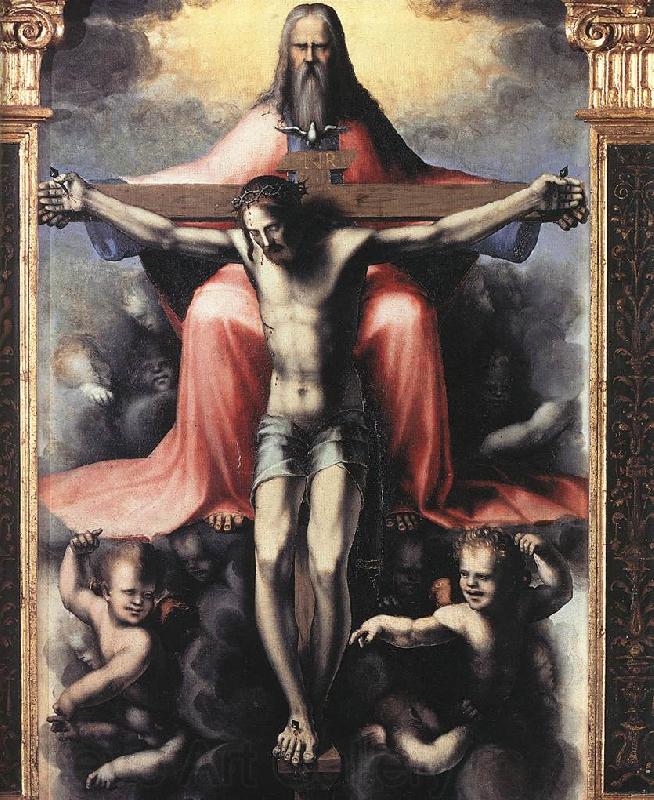 BECCAFUMI, Domenico Trinity (detail) df Spain oil painting art
